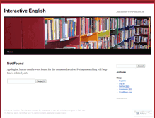 Tablet Screenshot of englishwithstyle.wordpress.com