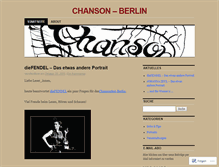 Tablet Screenshot of chansonette.wordpress.com