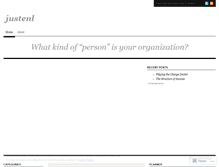 Tablet Screenshot of justenl.wordpress.com