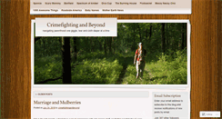 Desktop Screenshot of crimefightingandbeyond.wordpress.com