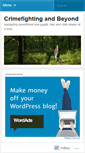 Mobile Screenshot of crimefightingandbeyond.wordpress.com