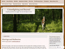 Tablet Screenshot of crimefightingandbeyond.wordpress.com