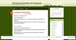 Desktop Screenshot of graduadosfilos.wordpress.com