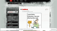 Desktop Screenshot of morningmasthi.wordpress.com