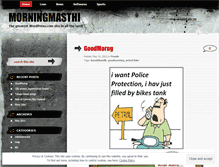 Tablet Screenshot of morningmasthi.wordpress.com