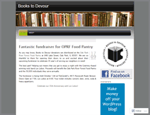 Tablet Screenshot of bookstodevour.wordpress.com