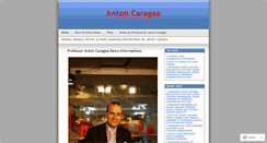 Desktop Screenshot of antoncaragea.wordpress.com