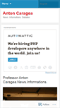 Mobile Screenshot of antoncaragea.wordpress.com