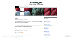 Desktop Screenshot of hookandyarn.wordpress.com