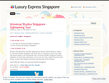 Tablet Screenshot of luxuryexpress.wordpress.com