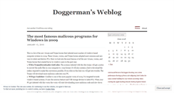 Desktop Screenshot of doggerman.wordpress.com