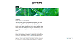 Desktop Screenshot of dadothinks.wordpress.com