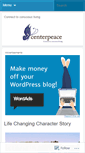 Mobile Screenshot of centerpeaceny.wordpress.com