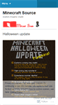 Mobile Screenshot of minecraftsource.wordpress.com