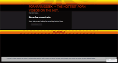 Desktop Screenshot of pornparadisex.wordpress.com
