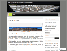 Tablet Screenshot of dequestabamoshablando.wordpress.com
