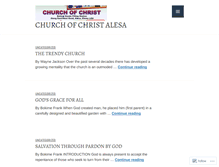 Tablet Screenshot of churchofchristalesa.wordpress.com