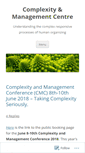 Mobile Screenshot of complexityandmanagement.wordpress.com