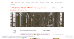 Desktop Screenshot of hautemusesocial.wordpress.com