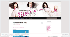 Desktop Screenshot of gomezfanatic.wordpress.com