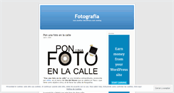 Desktop Screenshot of fotografonet.wordpress.com