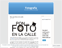 Tablet Screenshot of fotografonet.wordpress.com