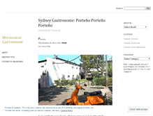 Tablet Screenshot of melbournegastronome.wordpress.com