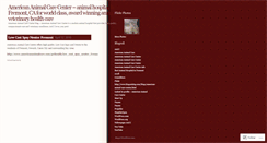 Desktop Screenshot of americananimalcarecenter.wordpress.com