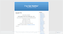 Desktop Screenshot of ivegotnothin.wordpress.com