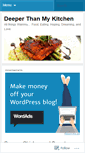 Mobile Screenshot of deeperthanmykitchen.wordpress.com