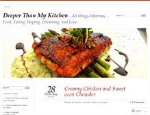 Tablet Screenshot of deeperthanmykitchen.wordpress.com