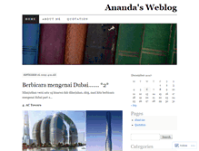 Tablet Screenshot of anandatriratna94.wordpress.com
