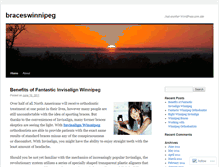 Tablet Screenshot of braceswinnipeg.wordpress.com