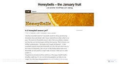 Desktop Screenshot of honeybells.wordpress.com