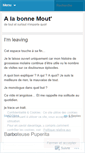 Mobile Screenshot of moutonnette1203.wordpress.com