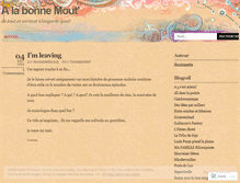 Tablet Screenshot of moutonnette1203.wordpress.com