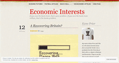 Desktop Screenshot of economicinterest.wordpress.com