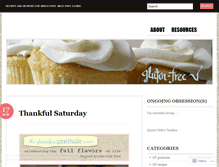 Tablet Screenshot of glutenfreev.wordpress.com