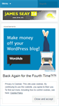 Mobile Screenshot of jamesseay.wordpress.com