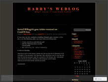 Tablet Screenshot of harryche2008.wordpress.com