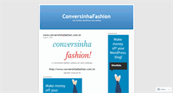 Desktop Screenshot of conversinhafashion.wordpress.com