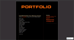 Desktop Screenshot of ccadportfolio.wordpress.com