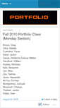 Mobile Screenshot of ccadportfolio.wordpress.com