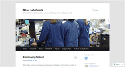 Desktop Screenshot of bluelabcoats.wordpress.com