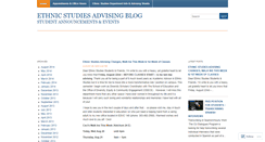 Desktop Screenshot of cuadvising.wordpress.com