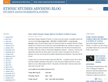 Tablet Screenshot of cuadvising.wordpress.com