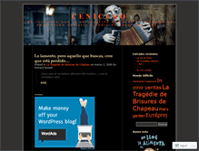 Tablet Screenshot of cenicero.wordpress.com