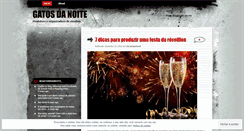 Desktop Screenshot of gatosdanoite.wordpress.com