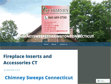 Tablet Screenshot of chimneysweepstorringtonconnecticut.wordpress.com