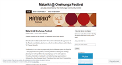 Desktop Screenshot of matariki2010.wordpress.com